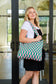 Checkerboard Lazy Wind Big Bag in Pink & Green