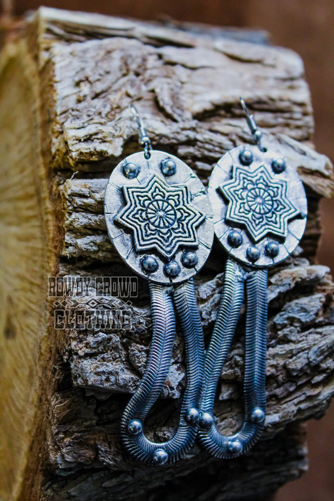 Western Accessories, Western Jewelry, Earrings for Women, Southwestern Jewelry, Western Jewelry Wholesale, Cowgirl Jewelry, Western Wholesale, Wholesale Accessories, Wholesale Jewelry, western boho earrings, silver earrings,  silver stamped earrings, western earrings