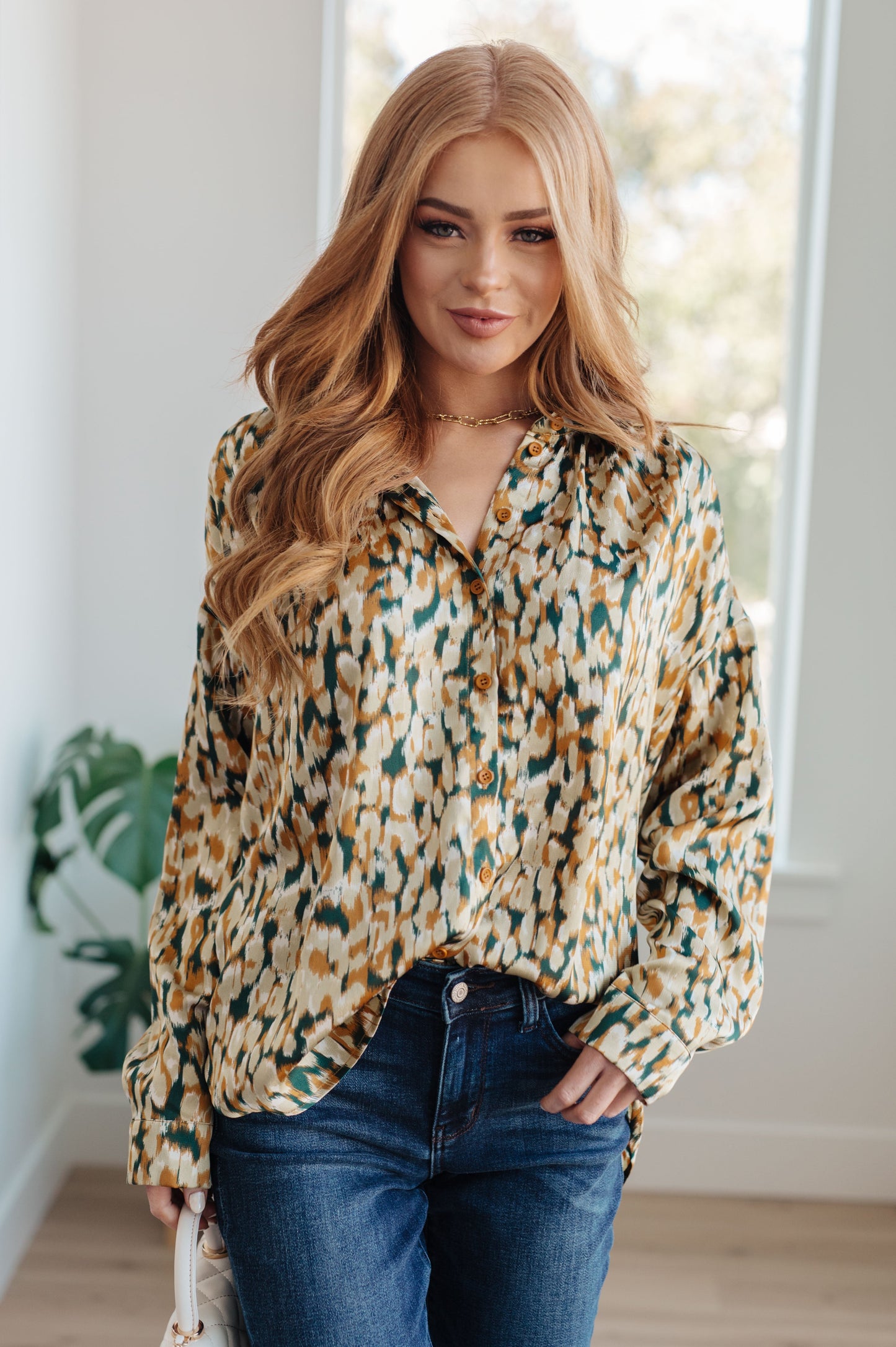 In the Willows Button Up Blouse